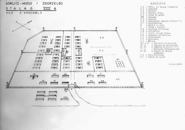 Plan du STALAG VIIIA